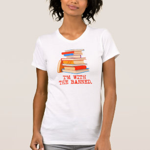 Camiseta Estou com os livros proibidos