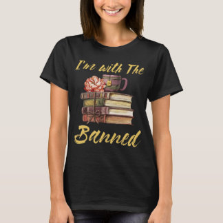 Camiseta Estou com os livros proibidos que leio livros proi