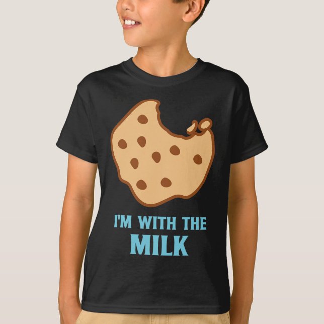 Camiseta Estou com os melhores Casais que combinam leite e  (Frente)