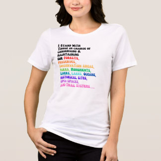 Camiseta Estou Com Os Responsáveis Por Proteger A Nossa...