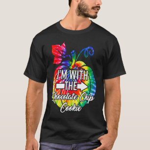 Camiseta Estou Com Par de Biscoitos de Chocolate Chip Casal