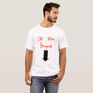 Camiseta Estou com um idiota