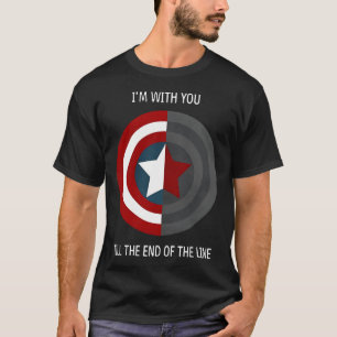 Camiseta Estou Com Você Até O Fim Da Linha