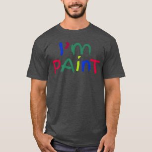 Camiseta Estou Combinando Pintura, Adoro Pintura a Dedo de