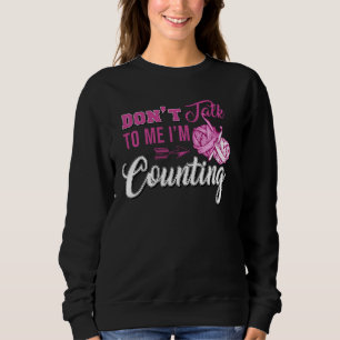 Camiseta Estou Contando Engraçado por tricotar Não Fale Com