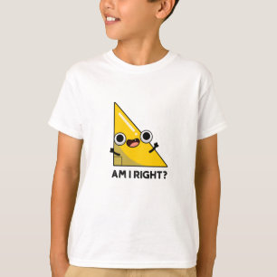 Camiseta Estou Correto Ângulo Correto Correto, Trocadilho