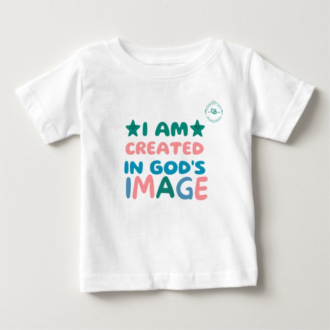 Camiseta Estou Criado na imagem de Deus (Frente)
