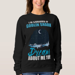 Camiseta Estou curioso se o Tubarão Goblin sonha comigo tam