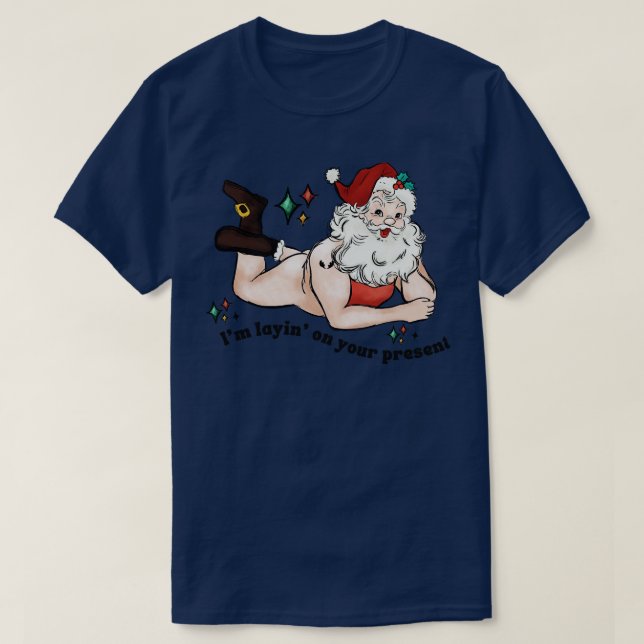 Camiseta estou deitado no seu presente (Frente do Design)