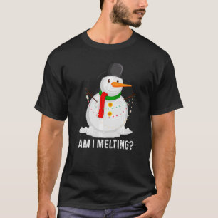 Camiseta Estou Derretendo Snowman A Derreter Em Primavera P