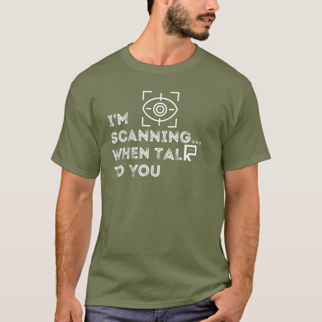 Camiseta Estou digitalizando quando falo com você (Frente)