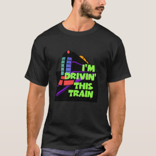 Camiseta Estou Dirigindo Este Trem Masculino Preto 
