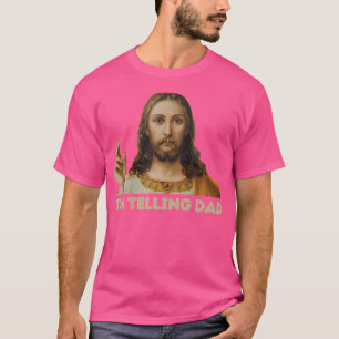 Camiseta Estou Dizendo Jesus Cristo Religioso Engraçado Pai