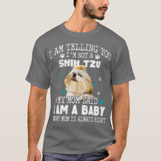 Camiseta Estou dizendo que não sou um idiota, minha mãe dis