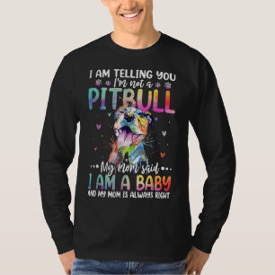 Camiseta Estou Dizendo Que Não Sou Um Pitbulny Engraçado Mo