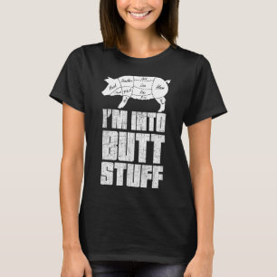 Camiseta Estou em Bumbuns de porco - Churrasco Engraçada Fu
