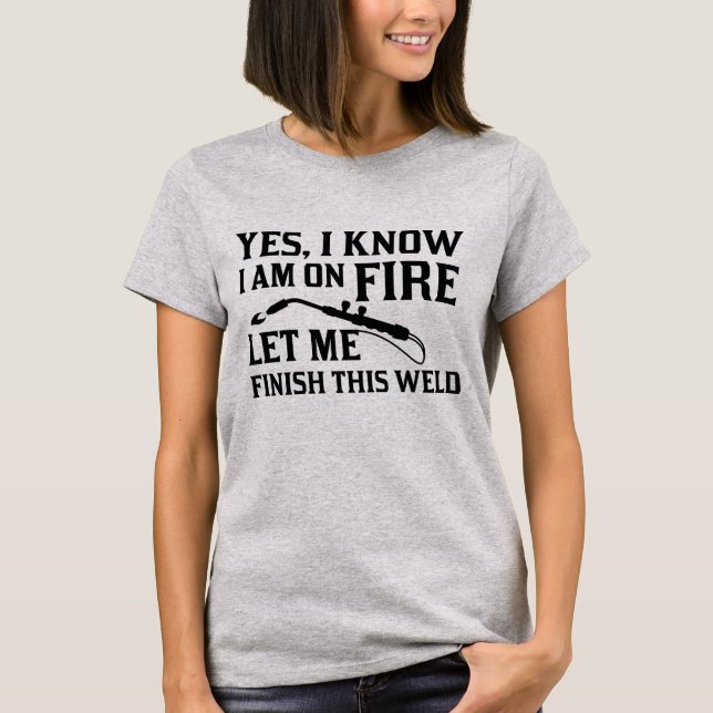 Camiseta Estou Em Fogo (Frente)