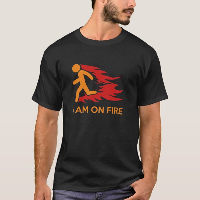 Camiseta Estou Em Fogo (Frente)
