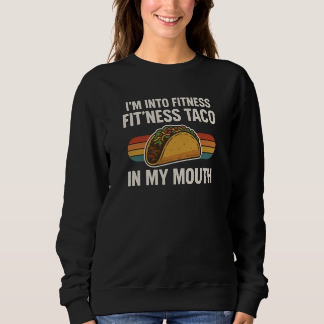 CAMISETA ESTOU EM FORMA FORMA TACO  NA MINHA BOCA (Frente)