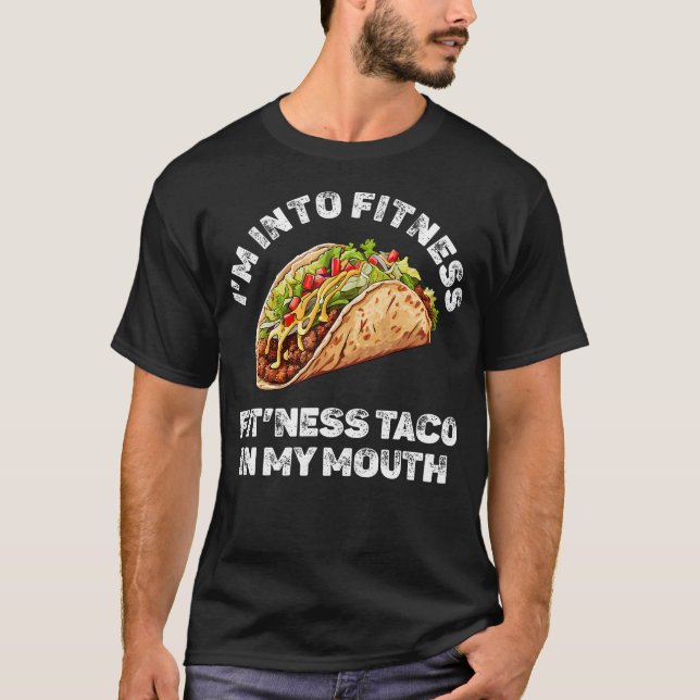 Camiseta Estou em Forma Taco na Minha Boca (Frente)