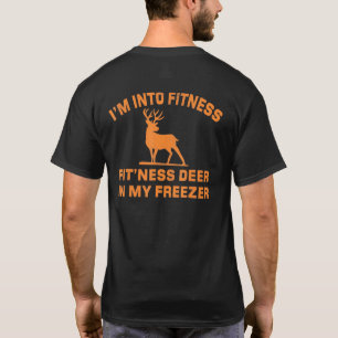 Camiseta Estou Em Forma Veado Fitness No Meu Freezer Veado