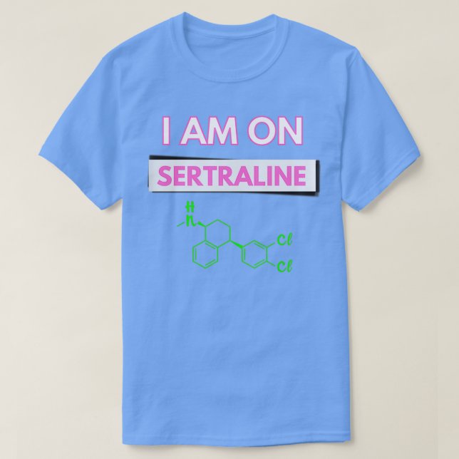 Camiseta Estou em Sertraline (Frente do Design)