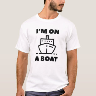 Camiseta Estou Em Um Barco