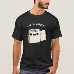 Camiseta Estou em um papel de toucador engraçado, Pun Dark 
