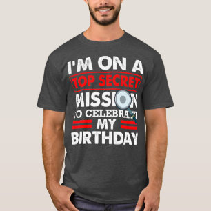 Camiseta Estou Em Uma Missão Secreta Espião Do Agente Sec