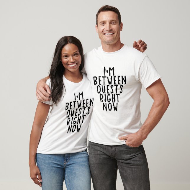 Camiseta Estou entre missões agora (Unissex)