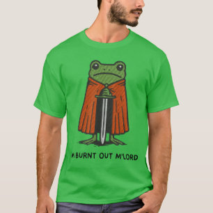 Camiseta Estou Esgotado MLord Knight Frog boy