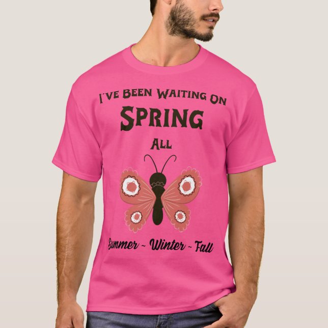 Camiseta Estou esperando na Primavera (Frente)