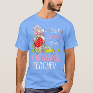 Camiseta Estou Esperto De Ser Um Professor De 5 Grau Bunny 