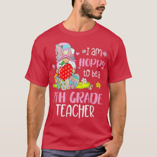 Camiseta Estou Esperto De Ser Um Professor De 7 Grau Bunny 