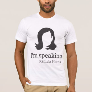 Camiseta Estou falando - Kamala Harris