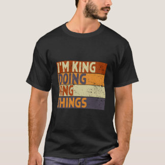 Camiseta ESTOU Fazendo Coisas de Rei Piada