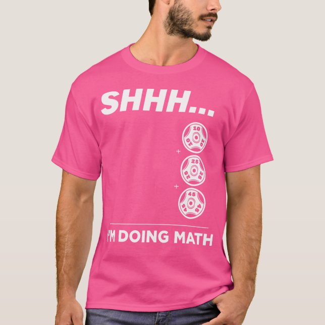 Camiseta Estou Fazendo Malhação De Matemática Engraçado. (Frente)