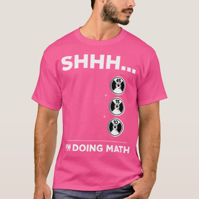 Camiseta Estou Fazendo Malhação De Matemática Engraçado. (Frente)