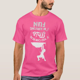 Camiseta Estou Fazendo Um Clima Divertido Escalando Montanh