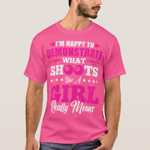 Camiseta Estou Feliz Em Demonstrar Brincar Como Um Jogador