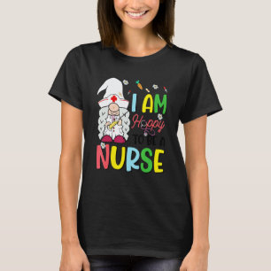Camiseta Estou Feliz em Ser uma Enfermeira 2 Enfermeira Gno