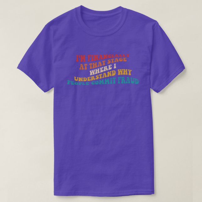 Camiseta Estou financeiramente naquele Palco onde entendo V (Frente do Design)