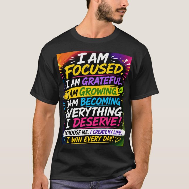 Camiseta Estou focado  (Frente)