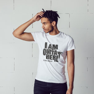 Camiseta Estou Fora Daqui! Formatura