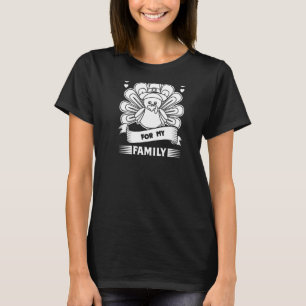 Camiseta Estou grato pela minha família.