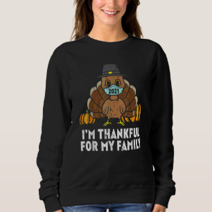 Camiseta Estou Grato Por Minha Família Peru Máscara Facial