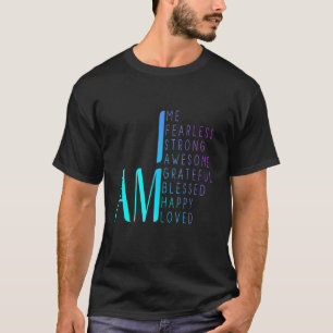 Camiseta Estou Incrível De Que Sou Forte. Sou Bendito Inspi