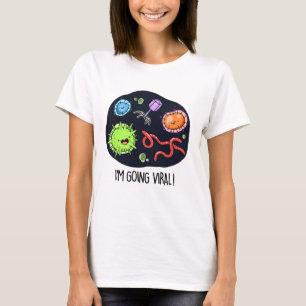 Camiseta Estou indo ao Viral Funny Virus Pun