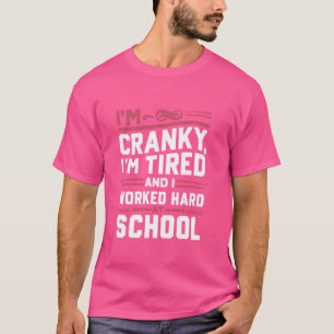 Camiseta Estou Irritado Estou Cansado Trabalhei Muito Na Es