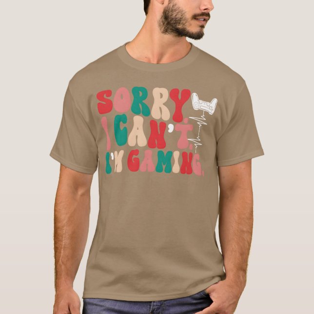 Camiseta Estou Jogando Video Games Presente Engraçado para  (Frente)